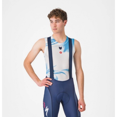 Castelli PRO MESH QUICK STEP 2025 biela/modrá