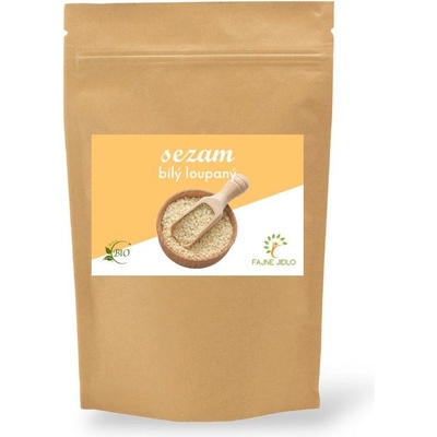 FAJNE JIDLO Sezam bílý loupaný BIO 1 kg