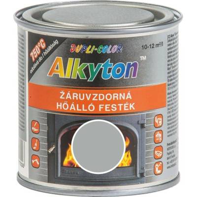 Alkyton žáruvzdorná vypalovací barva 0,25L stříbrná RUST-OLEUM