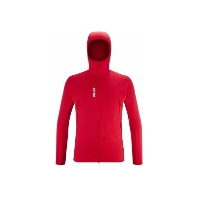 Millet Fusion Grid Hoodie Men červená