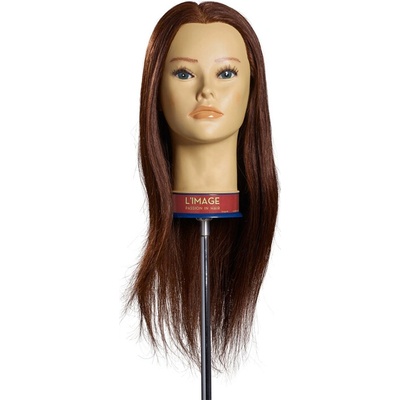L´image Cvičná hlava tmavá blond Limage Anja 50 cm