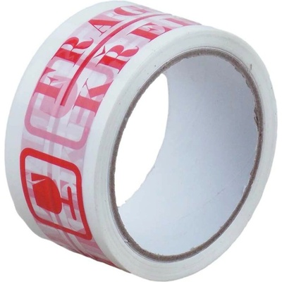KREHKÉ/FRAGILE Lepiaca páska tichý akryl, s potlačou , šírka 48 mm x 66 m