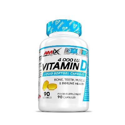 Amix nutrition Vitamin D – 4000 I.U. 90 kapsúl