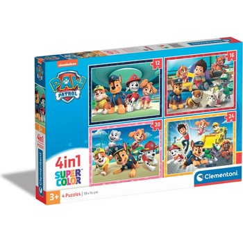 Clementoni 4 в 1 Пъзел Paw Patrol