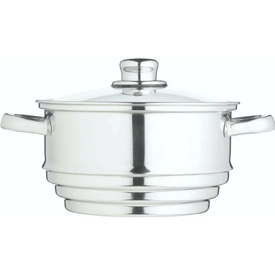 KitchenCraft univerzální napařovací nástavec 20 cm – nerezový, pro hrnce 16–20 cm, skleněná poklice – Zboží Dáma
