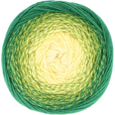 YarnArt Flowers Merino 538 zeleno žltá