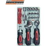 Brüder Mannesmann Комплект битове и вложки 37 части / mannesmann 29038 / (m 29038)