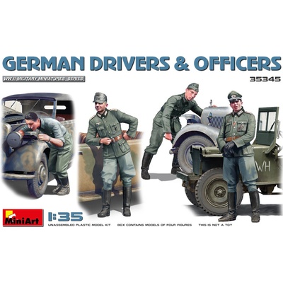 MiniArt German Drivers and Officers 4 figúrky 1:35
