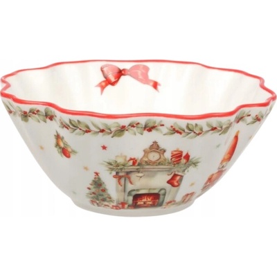 Isabelle Rose Porcelánová miska Vintage Christmas 12 cm