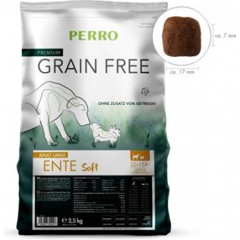 PERRO Grain Free Soft Kachna Adult Large 0,1 kg