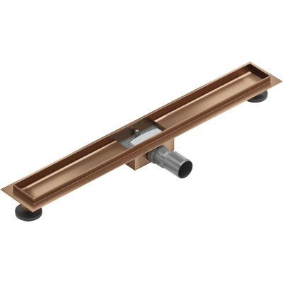 Mexen Flat корпус за линеен сифон 80 см, четкана мед - 1C15080 (1C15080)