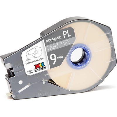 Partex PROMARK-PL090CN9, бял самозалепваща лента, 9мм, 30м (PROMARK-PL090CN9)
