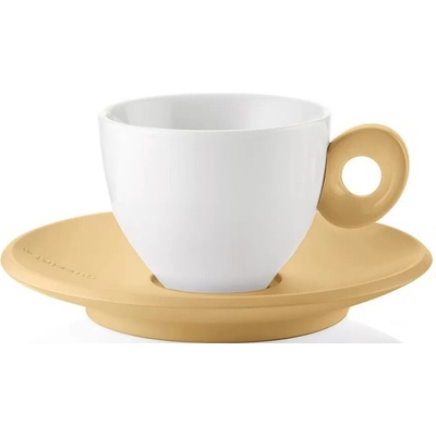 Guzzini Чаши на столче за еспресо Everyday с чинийка горчица 4 бр (081701211)