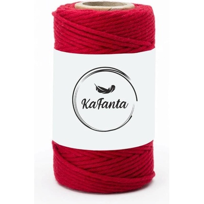 Macrame priadza KaFanta PREMIUM 2mm/50m - red wine