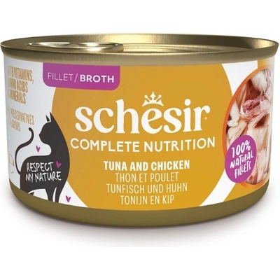 Schesir cat tuniak vo vývare 85 g