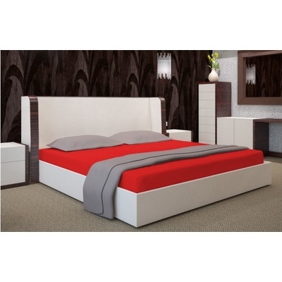 DomTextilu prestieradlo červenej farby 7526-20456 Červená 200x220