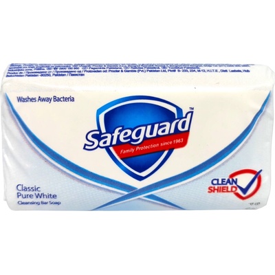 Safeguard сапун, Антибактериален, 90гр, Classic Pure White