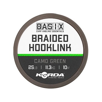 Korda šnúra Basix Braided Hooklink 10m 25lb