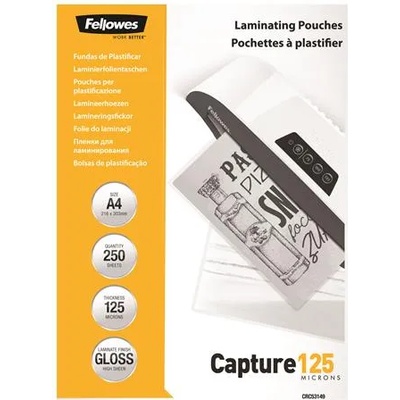 Fellowes Фолио за термоламиниране, 125 микрона, a4, гланц, 250 броя, fellowes 5314903 (5314903)
