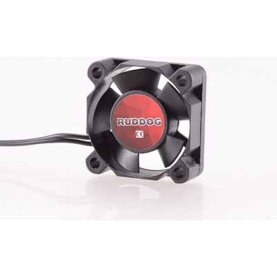 RUDDOG větráček 30x30 mm s 240 mm černým kabelem a JR konektorem