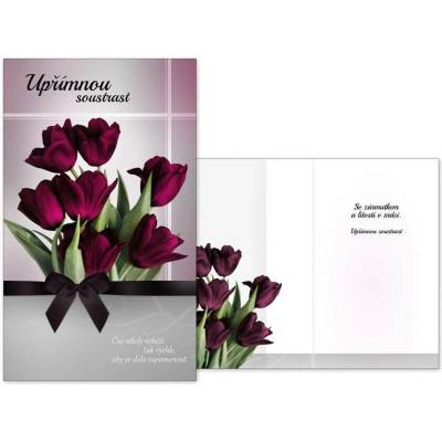 UNIPAP přání kondolenční M13-066 T PRANI_T_1712 165661