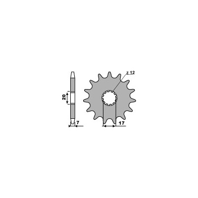 PBR Sprockets 2064 10 18NC | Zboží Auto