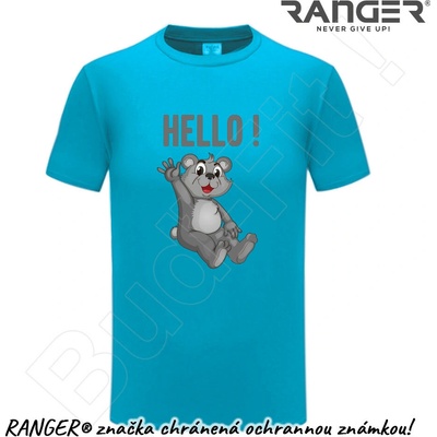 Ranger tričko motív Hello! modrá
