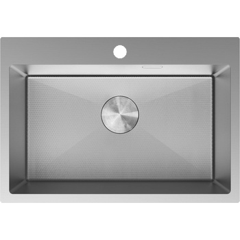 Mexen Solix единична стоманена мивка 650 x 450 мм, инокс HC - 6403651000-01HC (6403651000-01HC)