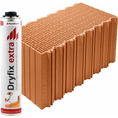 Wienerberger Porotherm 50 EKO+ Profi brúsená tehla Lepenie tehál: na lepiacu penu Dryfix (pena v cene)