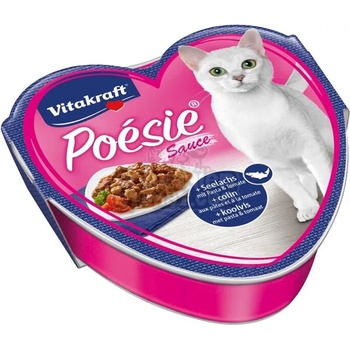 Image 1 of Vitakraft Poésie Sauce tray salmon noodles/tomato 85 g