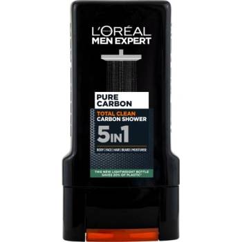 L'Oréal Men Expert Pure Carbon 5in1 душ гел за тяло, коса, лице и брада 300 ml за мъже