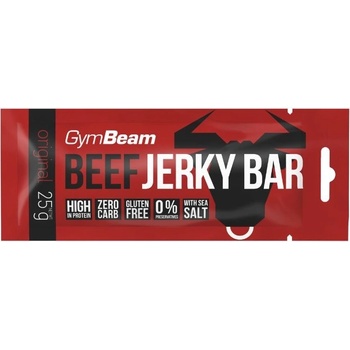 GymBeam Beef Jerky Bar originál 25 g