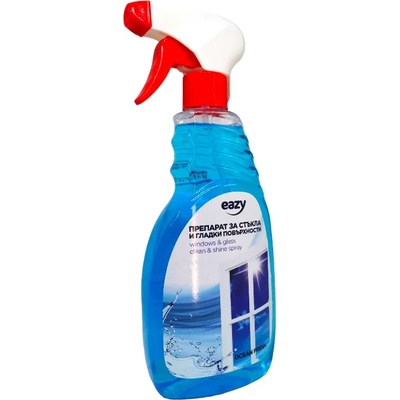 Eazy препарат за стъкла, 500мл, Помпа, Океан