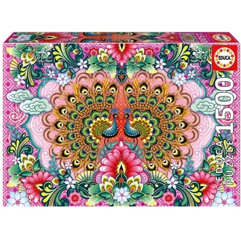 Educa Пъзел, Educa, Бенгалски пауни , 1500 части (EDU19942)