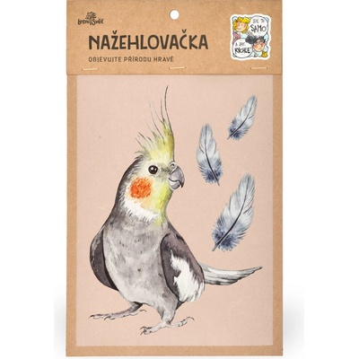 Lesní svět Nažehlovačka M 081 - Korela chocholatá