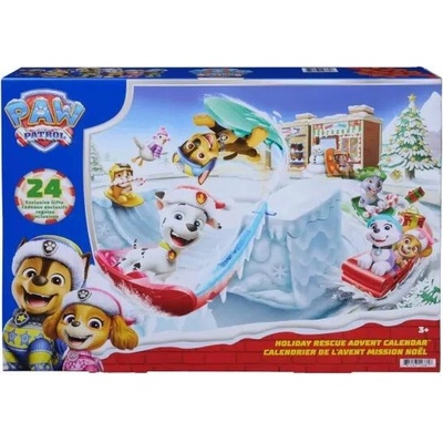 Spin Master Tlapková patrola – sviatky: adventný kalendár