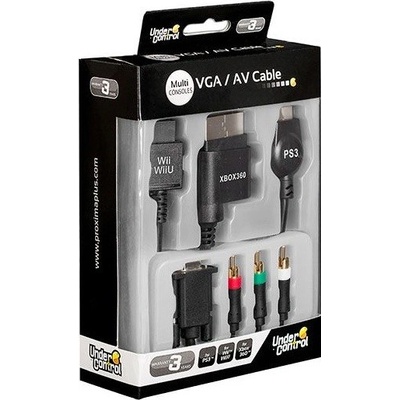 Under Control Multi component kabel Wii, PS3, PS2, Xbox 360