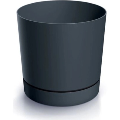 Prosperplast Kvetináč TUBO P s miskou 19,9 cm antracitový