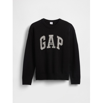 GAP Детски пуловер с логото на GAP GAP | Cheren | Момчешки | M