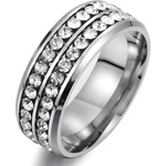 HARAHU Пръстен KE-16979 - Сребърен / 52mm KP16979