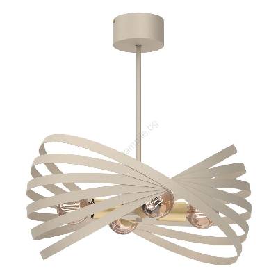 Висящ полилей SPARKLE 4xE27/15W/230V бежов (LU8993A)