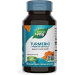 Nature's Way Куркума екстракт от корен - Turmeric 500 mg, стандартизиран до 95% куркуминоиди, 60 таблетки Nature’s Way (63100)