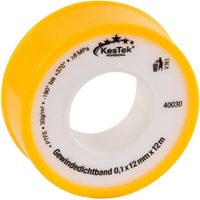 KesTek Teflónová tesniaca páska na závity 0,1 x 12 mm x 12 m 40030KT