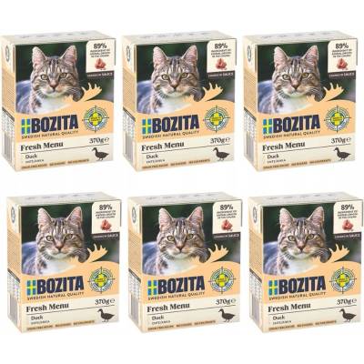Bozita Cat Kousky v omáčke s kachním 370 g