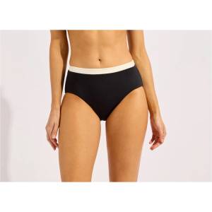 Seafolly Дамско бикини долнище Seafolly Band Wave Belted High Waisted Pant Bikini bottom - Black - размер 34 (EU) (150-6611-0112)