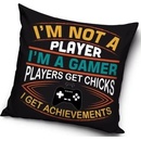 Javoli vankúš z polyesteru Gamer 40x40
