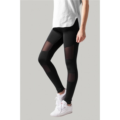 Urban Classics dámské so sieťovinou tech mesh čierne