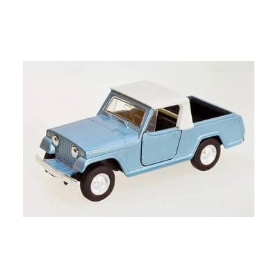 Welly 1:34-39 Jeep 1967 Jeepster Commando pickup blue code Welly 43826 modely aut