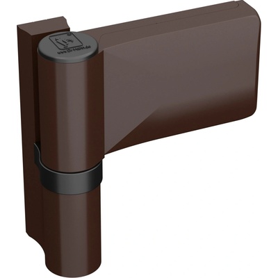 Dr. Hahn Dveřní pant Hahn KT-N 6R (22-27 mm) RAL 8077 hnědá – Sleviste.cz