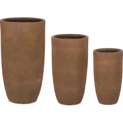 Bizzotto ДЕКОРАТИВНА КАШПА 3БР. rigo РЪЖДИВО (0790674)